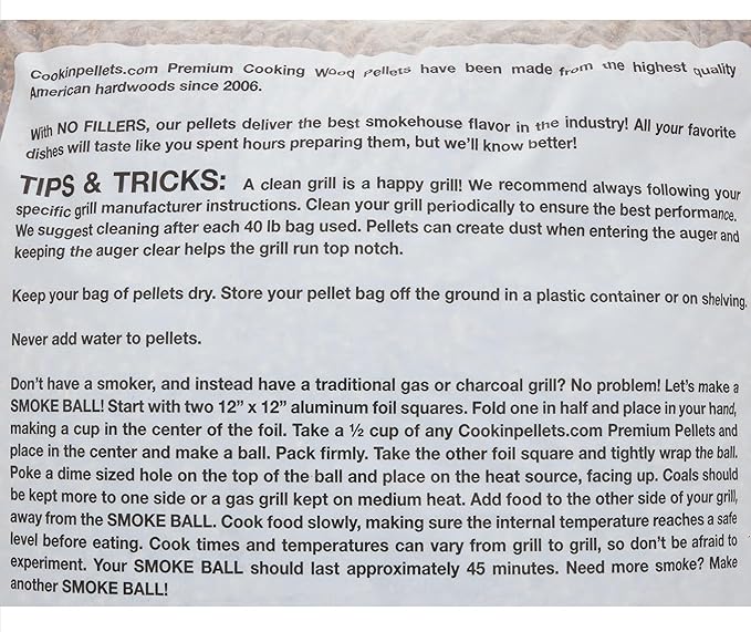 CookinPellets 40-Pound Longhorn Blend Premium Natural Grill Smoker Smoking Mesquite/Cherry/Maple Hardwood Wood Pellets, (2 Pack)
