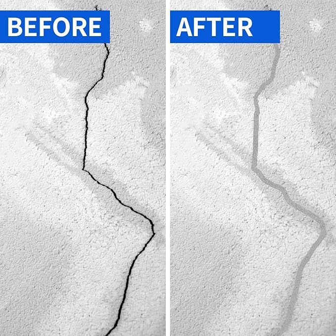 Backer Rod Foam Gap Filler Crack Filler for Concrete Repair Caulk Saver Backing Rod Concrete Expansion Joint Rope Caulk for Sealing Gaps, Expansion Joints, Crack Filling (Black,1/4 Inches x 10 Feet)