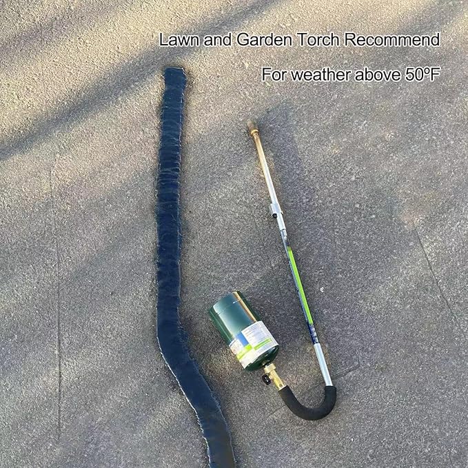 Premium Asphalt Tarmac Parking lot Joint and Crack Sealer Repair Hot-Filler II 50 FT Long (3mm Thick) (1.2in)