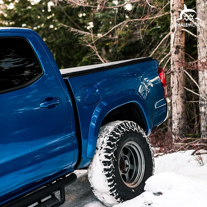 Hard Folding Truck Bed Tonneau Cover Compatible with Chevy Colorado & GMC Canyon 2015-2025 5.2 ft Short Box, Tri Fold Style