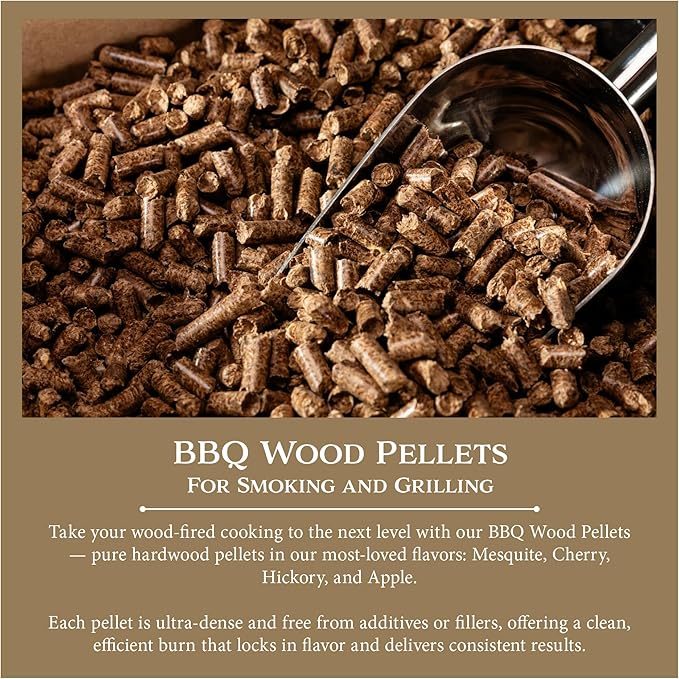 Cutting Edge Firewood Hickory BBQ Wood Pellets – 100% Natural Hardwood Grilling Pellets for Smokers, Pellet Grills, and Outdoor Cooking – Bold Classic Hickory Flavor 15 lb Bag