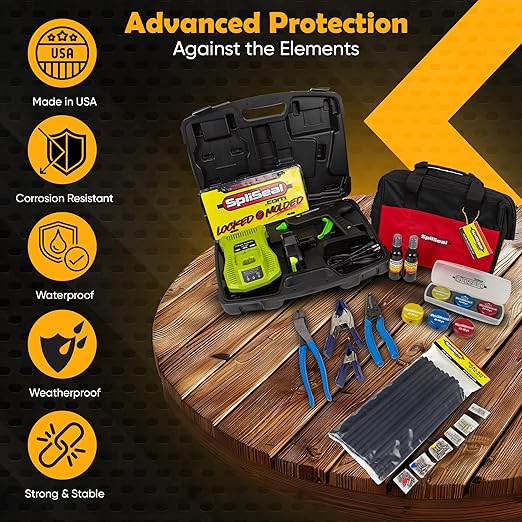 Road Warrior Kit - 6 Moulds, 120W Glue Gun, 50 Sealant Sticks, Mould Release, Wire Cleaner