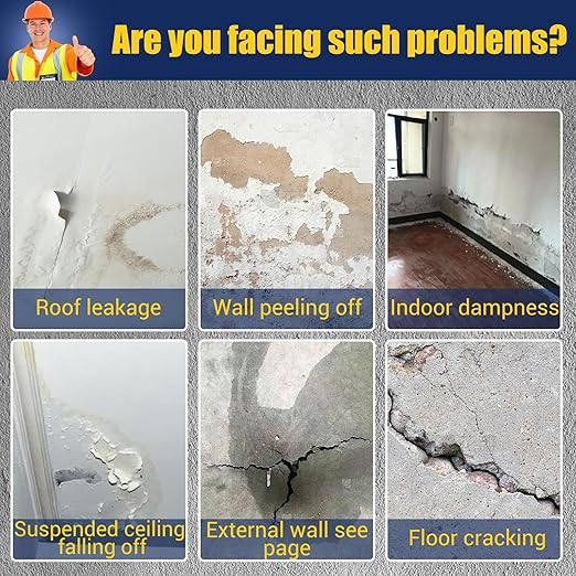 Concrete Crack Filler, 3ps Caulking Glue for Concrete, Cement Slab Repair, Caulking Glue Weather Resistant Type, Quick-Drying Caulking Sealant