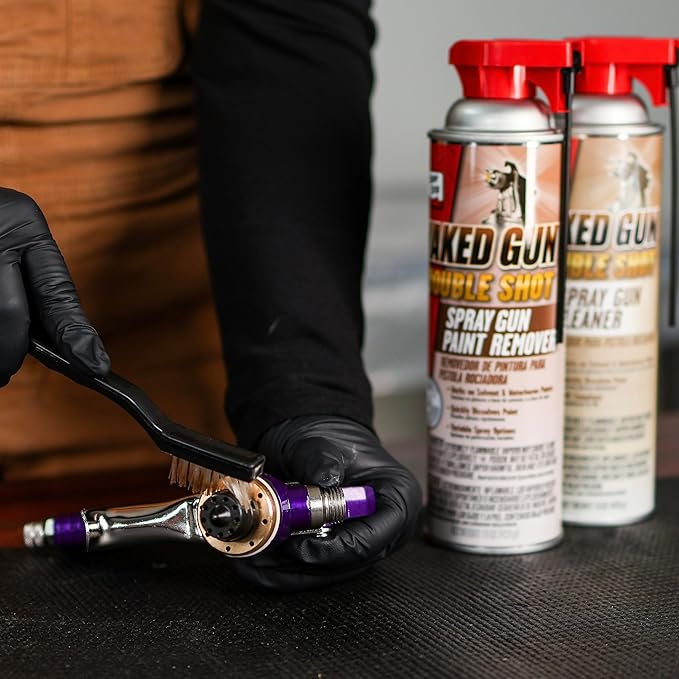 KLEAN-STRIP Naked Gun Paint Remover for Spray Guns, Powerful Solvent & Waterborne Paint Gun Cleaner, 15 Ounce Aerosol