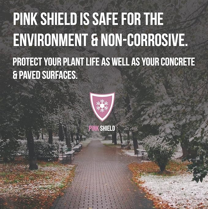 Peach Country Pink Ice Melt -25°F Effective, Pet Safe Eco-Friendly De-Icer, Fast-Acting Granules for Driveways, Walkways & Entryways, 45 lb Pail