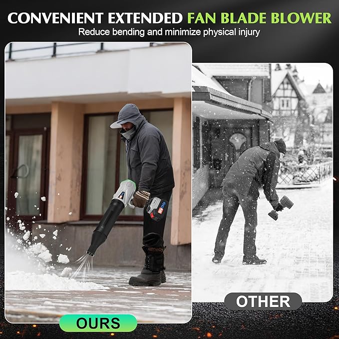 3 in 1 Cordless Leaf Blower Lightweight with Storage Box，150MPH & 400CFM,Leaf Blower Cordless with 2 Battery and Charger,Easy Use Hand Held Blowers for Lawn Care, Dust,Gifts for Men