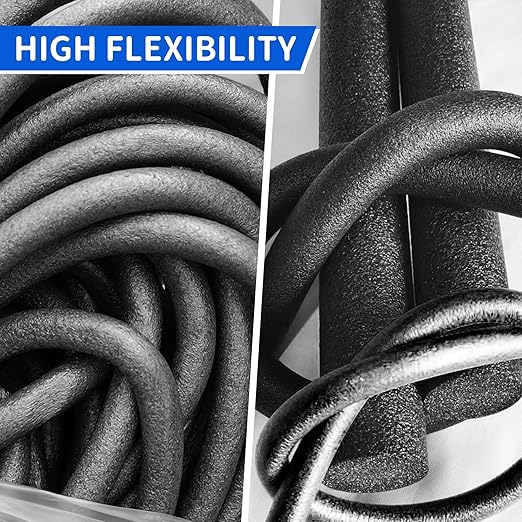 Foam Backer Rod for Gaps Concrete Crack Filler Joints Foam Gap Fillers Caulk Saver Backing Rod Concrete Filler Rope Joint Filler (3/4 Inches X 100 Feet)