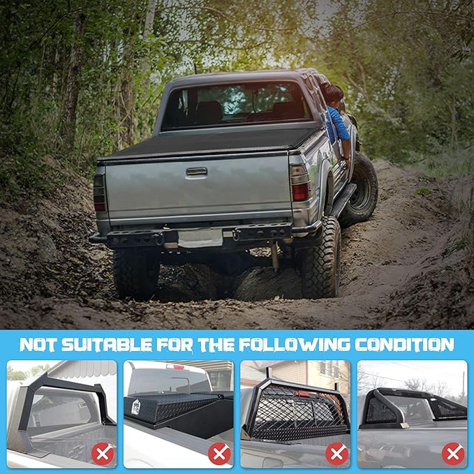Truck Bed Tonneau Cover Compatible with Chevy Colorado & GMC Canyon 2015 2016 2017 2018 2019 2020 2021 2022 2023 2024 5.2 ft Short Box, Soft Roll Up Style