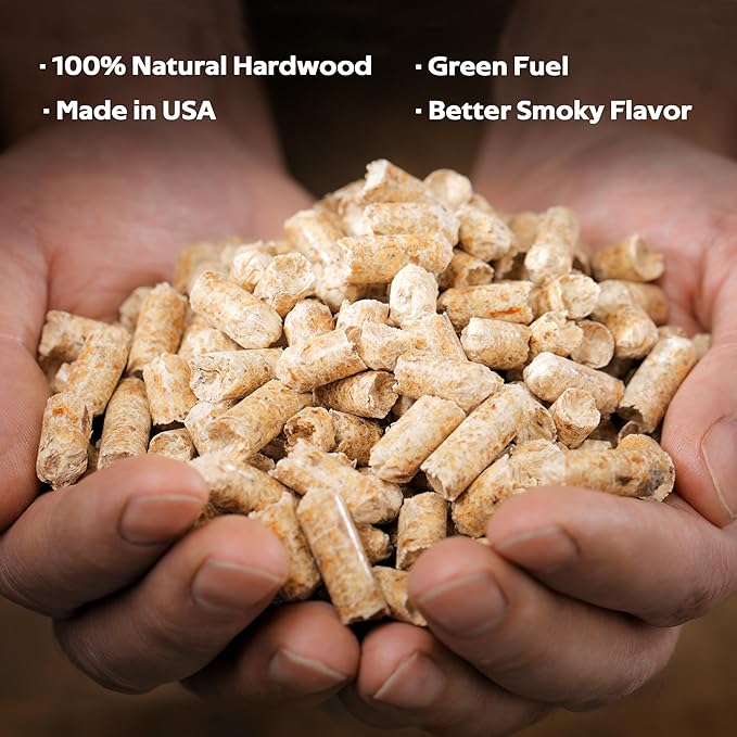 Wood Pellets for Smoker Grill and BBQ, 100% All-Natural Hardwood Fruitwood Pellet, 20lbs
