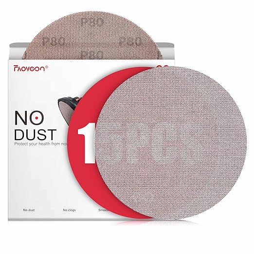 9 Inch Sanding Disc Drywall Sandpaper, Dust Free Sanding Drywall Sander Pads, 15 Pack 80 Grit