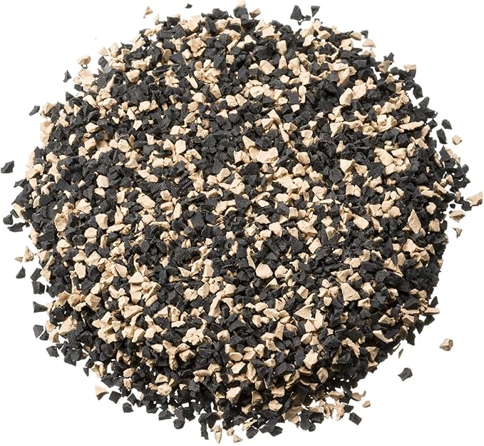 Fast Patch Poured-in-Place Surfacing Repair Kit Fix Rubber Playground (Tan/Black, Small)