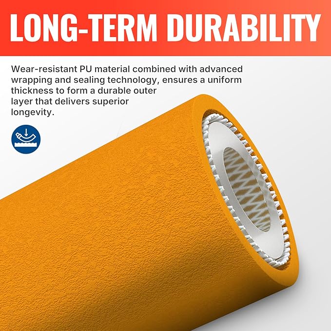 YAMATIC Upgraded Flexible Pressure Washer Hose 50 FT 3400 PSI, 1/4" Wear & Kink Resistant Power Washer Hose with Heat Protect Sleeve, Durable Replacement Hose for Uberflex Flexzilla Ryobi