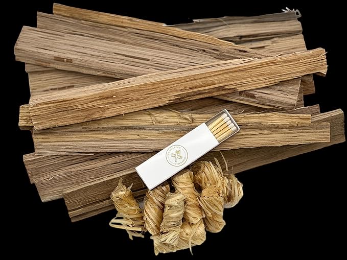 Cutting Edge Firewood - Premium Ultra Kiln-Dried Oak Logs, 16" Luxury Box, 49 lb - Long-Lasting Firewood for Indoor & Outdoor Fires, Complete Starter Kit, Refined Aroma, Clean & Consistent Burn