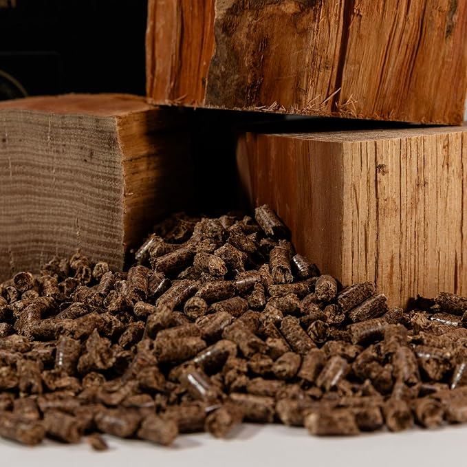 Cutting Edge Firewood BBQ Wood Pellets Variety Pack 100% Natural Hardwood Pellets for Smokers, Pellet Grills, and Outdoor Cooking – Includes Mesquite, Hickory, Cherry, and Apple Four Different Flavor