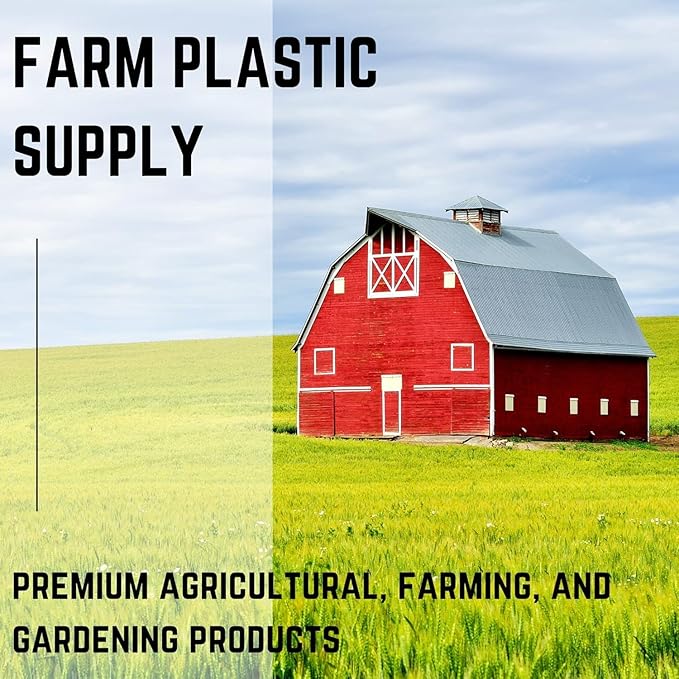 Farm Plastic Supply - Clear Vinyl Sheeting - 15 Mil - Clear Vinyl Roll, Vinyl Plastic Sheeting, Sheet for Storm Windows, Tablecloth Protector (4' x 5')