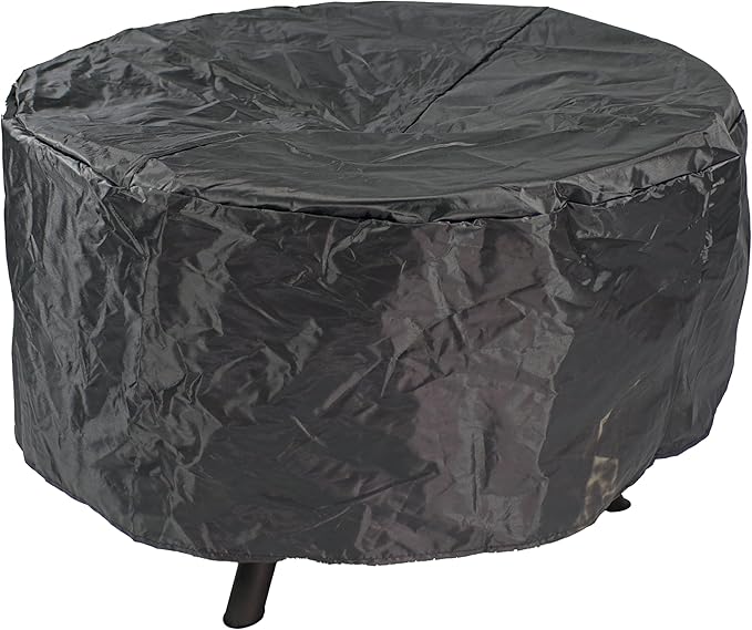 Sunnydaze 30-Inch Crossweave Smokeless Wood-Burning Fire Pit with Cover and Poker - Steel Outdoor Smokeless Fire Pit for The Backyard