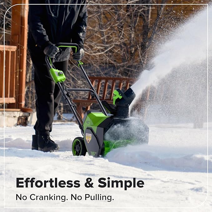 Greenworks 40V 16" Gen2 Snow Blower, Battery and Chargder not Included