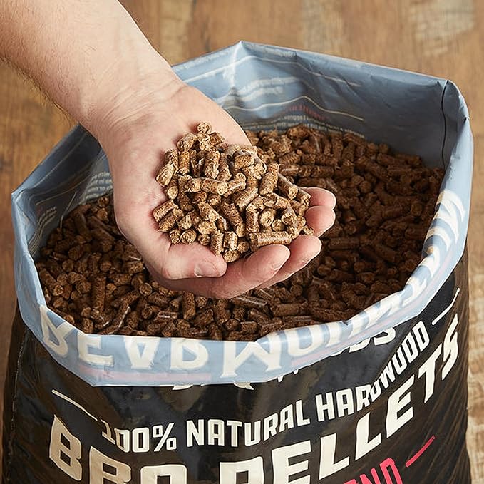 Bear Mountain 2-Pack Wood Pellets for Smoker, Grill & BBQ, 20 Lbs, Gourmet Blend - Premium Hardwood Barbecue Pellets for Indoor and Outdoor Grilling