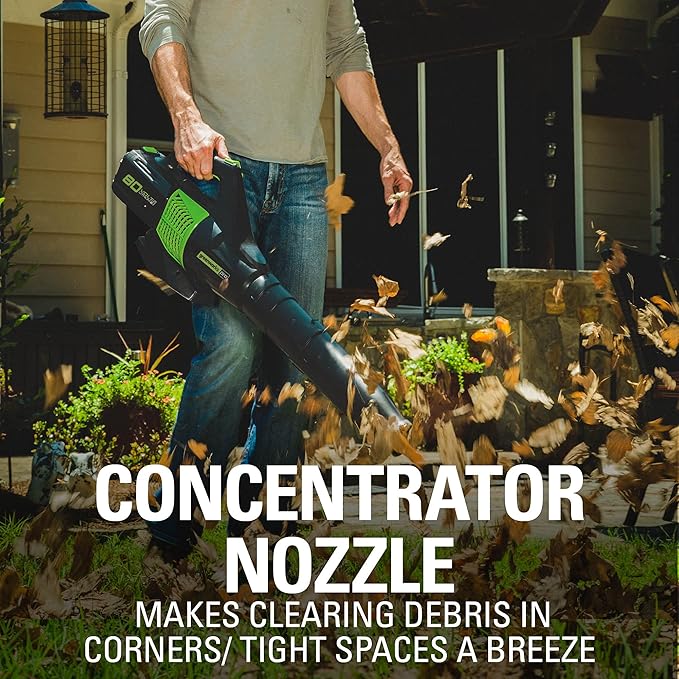 Greenworks 80V (145 MPH / 580 CFM / 75+ Compatible Tools) Cordless Brushless Axial Leaf Blower, Tool Only