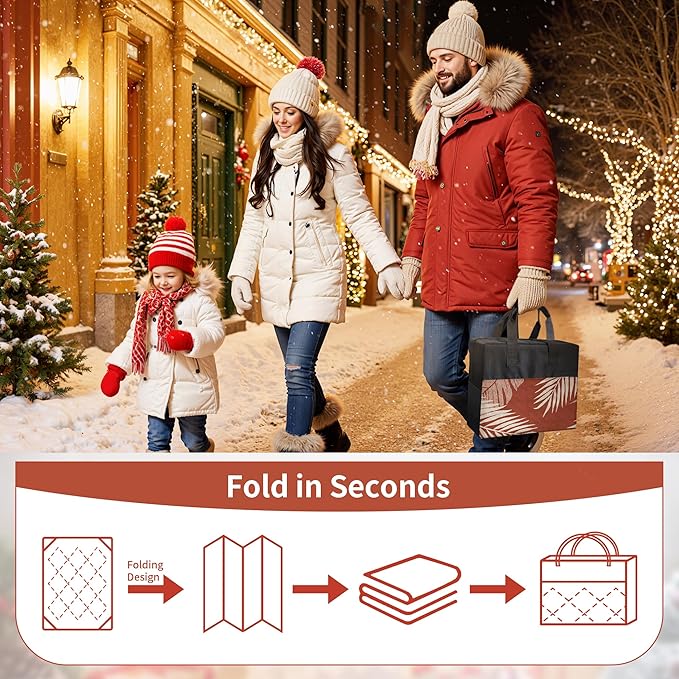 GENIMO Outdoor Rug 6' x 9' Waterproof for Patios Clearance, Reversible Plastic Straw Camping Carpet, Area Rug for RV, Picnic, Backyard, Deck, Balcony, Porch, Beach, Christmas Decorations, Brick&Red
