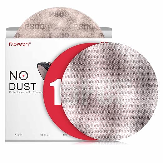 9 Inch Sanding Disc Drywall Sandpaper, Dust Free Sanding Drywall Sander Pads, 15 Pack 800 Grit