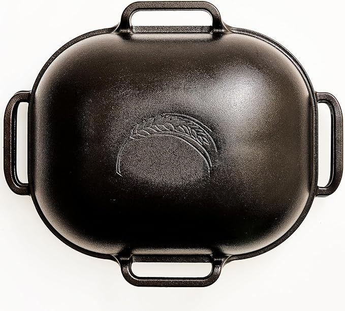 Challenger Bread Pan Cast Iron Loaf Pan with Lid for Homemade Breadmaking Sealed Bread Cloche Inverted Dutch Oven Set for Baking - Made In The USA