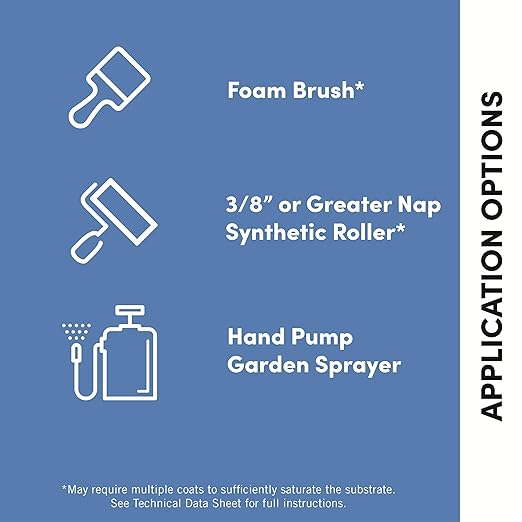 Rainguard Water Sealers Concrete Sealer, Penetrating Protection Against Water and Salt Damage, for All Concrete Surfaces, Silane/Siloxane Waterproofer, Natural Finish, Ready to Use, 5 Gallons