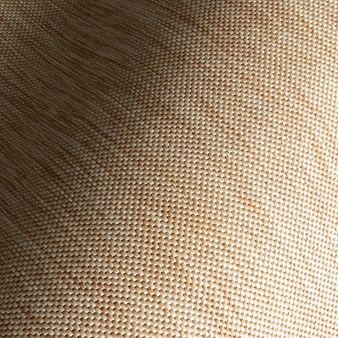 nuLOOM 10x14 Outdoor/Indoor Asha Area Rug, Tan, Casual Design with Striped Border, Stain Resistant, Highly Durable, for Patio, Balcony, Bedroom, Living Room, Dining Room, Bathroom