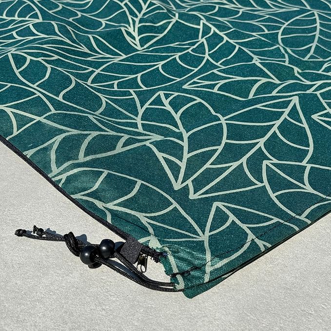 Plant Covers Freeze Protection 47"x71" in 4 Pack | Green Winter Frost Blankets for Outdoor Plants | Reusable Garden Cover Bags with Zipper Drawstring | Cold Weather Shrub Protection Cloth