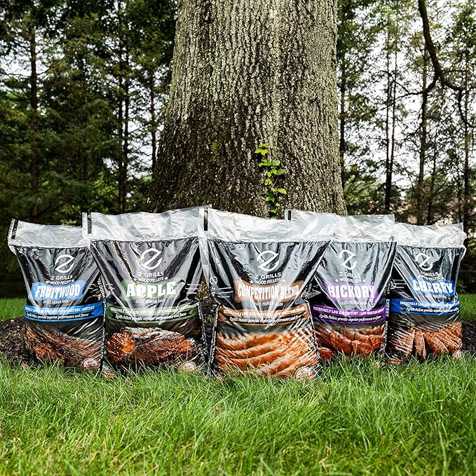 Z GRILLS Wood Pellets for Smoker Grill and BBQ, 100% All-Natural Hardwood Hickory Pellet, 40lbs