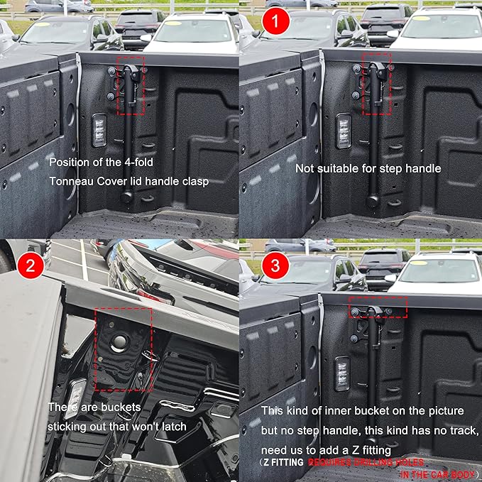 Soft Quad Fold Truck Bed Tonneau Cover Compatible for 2019-2024 2025 Chevy Silverado/GMC Sierra 1500 Fleetside New Body Style 4-Fold 5.8FT 69.3 inch