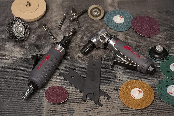 Ingersoll Rand 5106MAX Air Die Grinder, 35,000 RPM, 0.4 HP, 1/4" Collet, Rear Exhaust