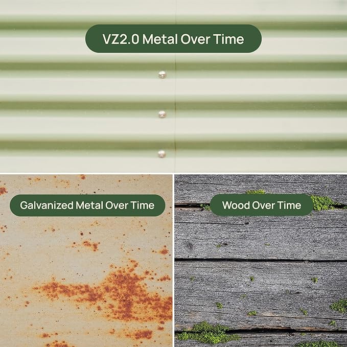 Elevated Raised Garden Bed- Slim Series, 1.5' x 3.5' Outdoor Planters Boxes with Legs & Storage Rack for Patio, 500 Lbs Weight Capacity, Raised Beds for Gardening Herbs Vegetables Flowers, Pearl White