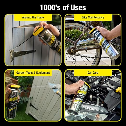 Super Tube Lubricant Spray, 15.2 fl oz (Pack of 12) – Penetrating Oil & Anti-Corrosion Spray for Rusted Bolts, Tools, Bikes & Garden Equipment, Water-Resistant Protective Coating