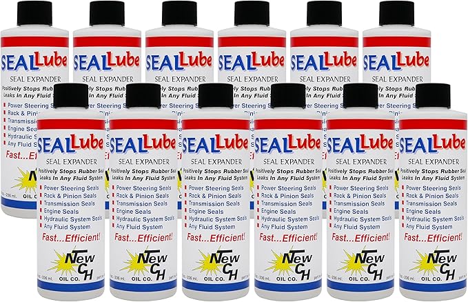 Stops Leaks: Gasoline Engines, Diesel Engines, Automatic Transmissions, Manual Transmissions, Power Steering, Rack and Pinion, Differentials and Hydraulic Systems - Case of 12/8 oz.