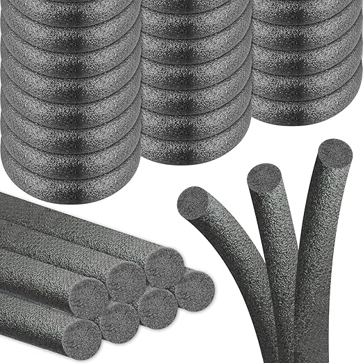 Foam Backer Rod for Gaps Concrete Crack Filler Joints Foam Gap Filler Caulk Saver Backing Rod Filler Rope Concrete Joint Filler (5/8 Inch x 10 Feet)