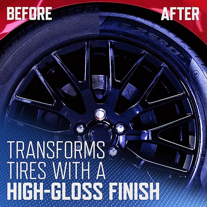 Armor All Podium Series Hybrid Ceramic High Gloss Tire Shine Spray, 16 fl oz, Long-Lasting Car Tire Shine Developed in Collaboration With Oracle Red Bull Racing