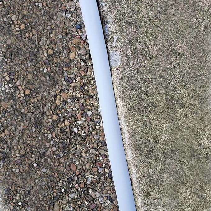 Flexible EPDM Rubber Strip (10 ft Long and 1-1/2 inch Wide, Suitable for 1-1/4“ to 1-1/2”) for Concrete Crack Repair and Replacement - Weather and Aging Resistant Expansion Joint Filler for Driveways