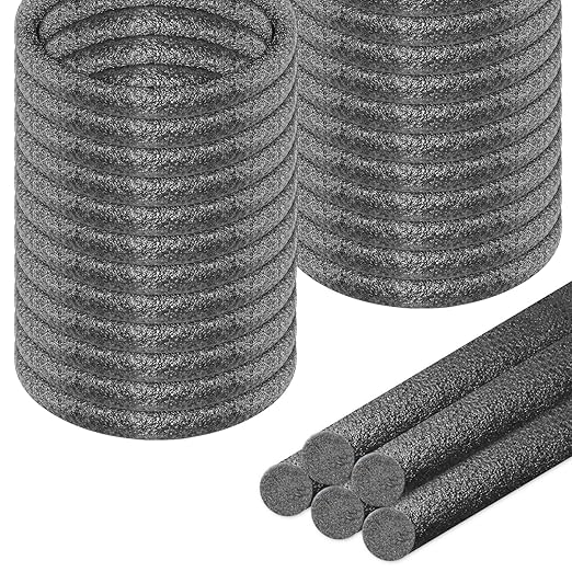 Foam Backer Rod for Gaps Concrete Crack Filler Joints Foam Gap Fillers Caulk Saver Backing Rod Concrete Filler Rope Joint Filler (1/2 Inch X 33 Feet)