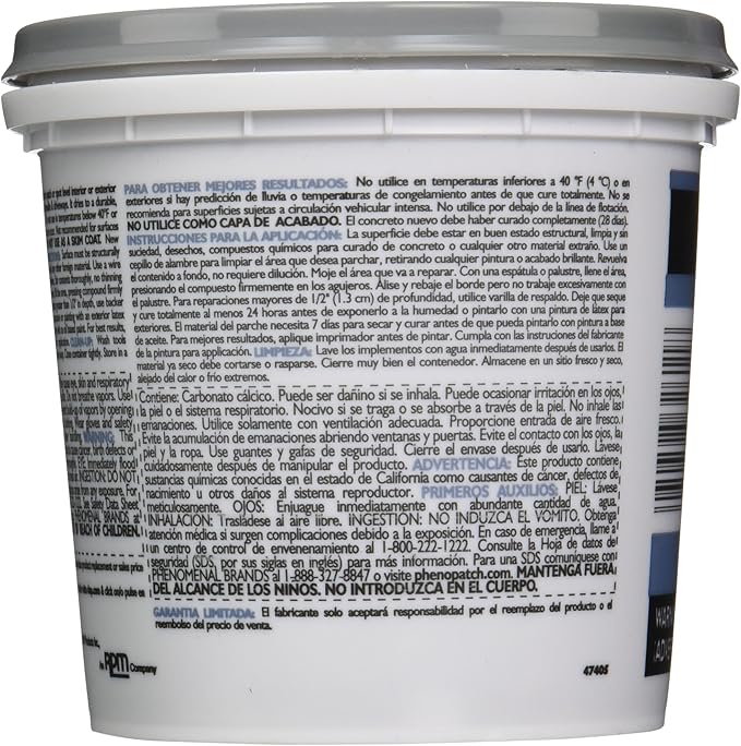 Dap 32611 Phenopatch Pre-Mixed Concrete Patch (Packaging May Vary)