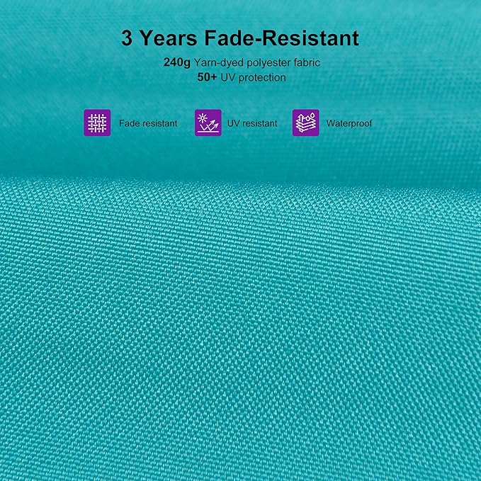 PURPLE LEAF Cantilever Umbrella with 360 Degree Rotation For Garden Patio Deck Pool