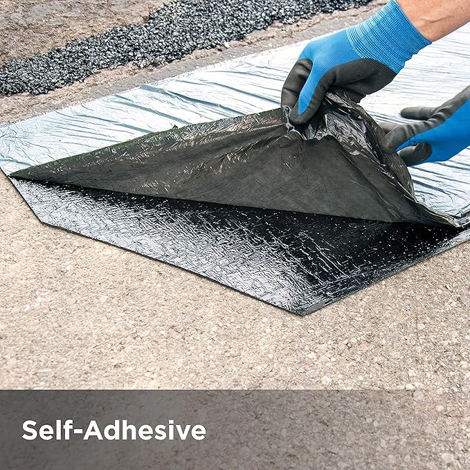 ADFORS Peel & Seal Driveway Patch for Long Lasting Pothole Repair