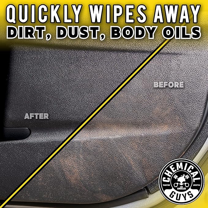 Chemical Guys InnerClean Interior Detailer with Pineapple Scent, Cleaner and Protectant for Dashboards, Doors, Seats and Surfaces, Non Greasy Interior Car Cleaner for Trucks, SUVs, RVs & Home, 16 oz